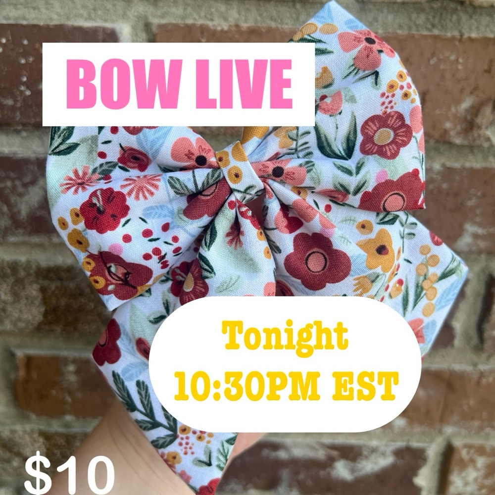 Floral Kids Hair Bow